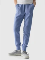 Dievčenské tepláky typu jogger 4F - denim