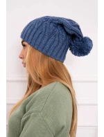 Fleecová čiapka Paulina K227 dark denim Fleecová čiapka Paulina K227 dark denim
