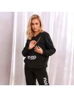 Dámske tehotenské nohavice / tepláky SPO.4238. čierna - Doktor Nap Dámske tehotenské nohavice / tepláky SPO.4238. čierna - Doktor Nap