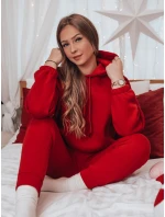 KSENIIA PREMIUM dámska tepláková súprava červená FashionStreet AY1112