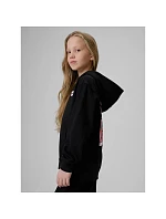 Dievčenská mikina s kapucňou 4F 4FJRSS26TSWSF2902-20S