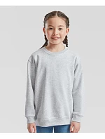 Fruit of the Loom Classic Kids Set-In Sweat Detská mikina 16.2041 retro heather green