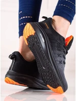 Praktické šedo-strieborné tenisky dámske bez podpätku Praktické šedo-strieborné tenisky dámske bez podpätku