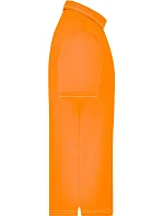 Daiber JN 569 Pánske elastické polo tričko z džerseju 02.0569 oranžové/biele Daiber JN 569 Pánske elastické polo tričko z džerseju 02.0569 oranžové/biele