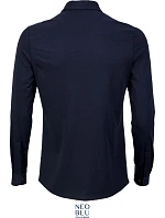 NEOBLU Balthazar Pánska košeľa s dlhým rukávom 24.3198 tmavomodrá