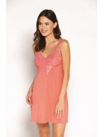 Dámska košieľka Viviane Apricot chemise (s vypchatými košíčkami) - Babella