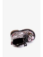 Detské zateplené členkové topánky so zipsom Unicorns Black Tiptop Detské zateplené členkové topánky so zipsom Unicorns Black Tiptop