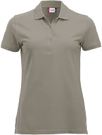 Clique Classic Marion S/S Dámske polo tričko z hrubej bavlny 67.8246 strieborné Clique Classic Marion S/S Dámske polo tričko z hrubej bavlny 67.8246 strieborné