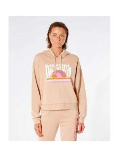 RIP CURL Wave Shapers Hoodie - hnedá