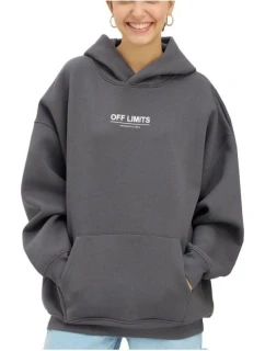 Yourturn unisex mikina s kapucňou šedá PO1950124C