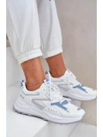 Buty Sportowe Damskie Big Star NN274A094 HI-POLY SYSTEM Biało-Niebieskie