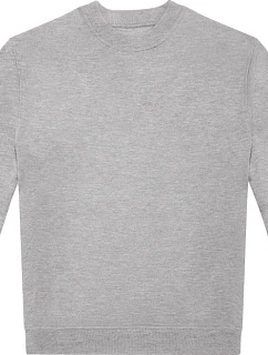 B&C ID.222 Crew Unisex mikina 01.I222 športovo šedá