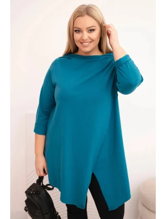 Dámska bavlnená blúzka s asymetrickými rukávmi Marine