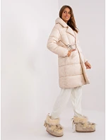 Dámska ľahká páperová zimná bunda Továrenská cena light beige (TR8310) Dámska ľahká páperová zimná bunda Továrenská cena light beige (TR8310)