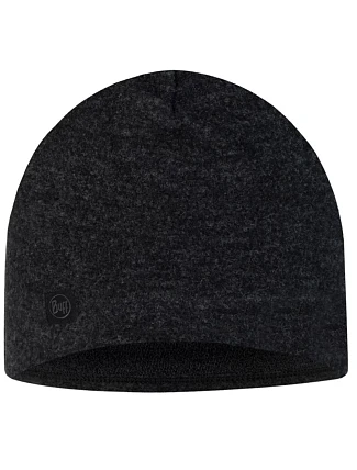 Čiapka Buff Merino Fleece Hat Beanie 12944699910, čierna, jedna veľkosť