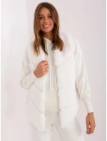 Dámska vesta AT KZ 2349.00P ecru - FPrice Dámska vesta AT KZ 2349.00P ecru - FPrice