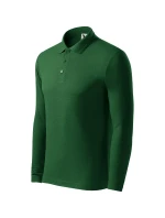 Pique Polo LS pánske polo tričko fľaškovo zelená