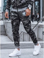 Pánske tmavosivé tepláky moro FashionStreet AX0623 Pánske tmavosivé tepláky moro FashionStreet AX0623