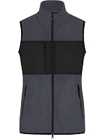 Daiber JN 1309 Dámska fleecová vesta 02.1309 carbon/black Daiber JN 1309 Dámska fleecová vesta 02.1309 carbon/black