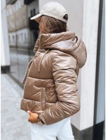 Dámska prešívaná bunda LOLAROSE beige FashionStreet TY3738