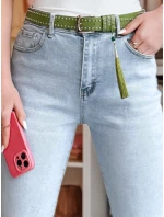Dámske úzke džínsové nohavice FITARINKA modré FashionStreet UY2422