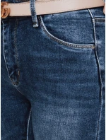 Dámske skinny džínsy modré FashionStreet UY2815