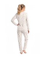 Pyžamo Donna Adore Long Ecru, s dlhými rukávmi, veľkosti S–2XL Pyžamo Donna Adore Long Ecru, s dlhými rukávmi, veľkosti S–2XL