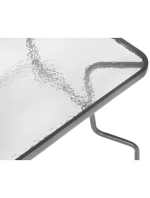 SET ZÁHRADNÉHO NÁBYTKU STÔL 4 STOLIČKY A SLNEČNÍK SIVÝ SET ZÁHRADNÉHO NÁBYTKU STÔL 4 STOLIČKY A SLNEČNÍK SIVÝ