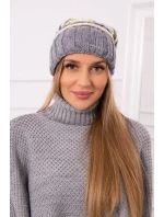 Dámska čiapka Feba K330 tmavo šedá