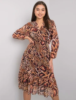 Šaty EM SK 2910 4.97 svetlo hnedá