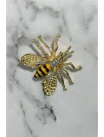 Brošňa včela A-2-21-9 čierny