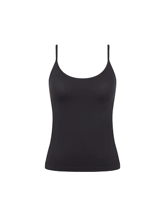 Dámsky top GO Sense Spaghetti Top - BLACK - black 0004 - SLOGGI Dámsky top GO Sense Spaghetti Top - BLACK - black 0004 - SLOGGI