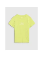 Dievčenské tričko s potlačou 4F 4FJWSS25TTSHF1871-45S