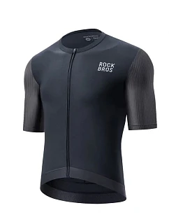 Cyklistický dres Rockbros 15200025 krátky rukáv veľkosť S - čierny