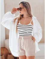 Dámske khaki šortky HOT VIBE FashionStreet SY0441 Dámske khaki šortky HOT VIBE FashionStreet SY0441