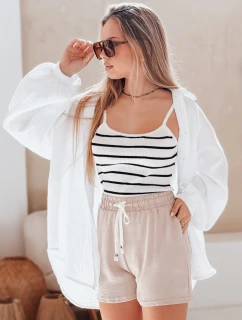 Dámske khaki šortky HOT VIBE FashionStreet SY0441