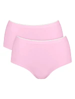 Dámske nohavičky GO Sense Highwaist 2P - PINK - ružová 1588 - SLOGGI