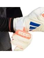 Adidas Copa Glove Club brankárske rukavice bielo-oranžové JN5339