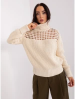 Jumper TO SW 1909.11X svetlo béžová