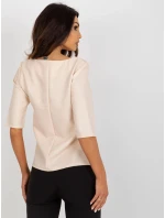 Dámska blúzka LK BZ 506609.77 Beige - FPrice Dámska blúzka LK BZ 506609.77 Beige - FPrice