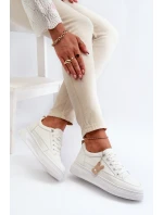 Dámska športová obuv na platforme 13613 White - VINCEZA