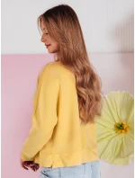 Dámska oversize maslová mikina s NUBISS žltá FashionStreet RY2798 Dámska oversize maslová mikina s NUBISS žltá FashionStreet RY2798