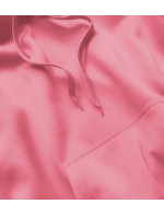 Cukrovo ružová dámska tepláková mikina (W02-58)