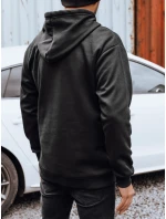 Pánska čierna mikina FashionStreet BX5932 Pánska čierna mikina FashionStreet BX5932