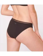 Dámske nohavičky GO Ribbed R Tai C2P - BLACK - black 0004 - SLOGGI Dámske nohavičky GO Ribbed R Tai C2P - BLACK - black 0004 - SLOGGI