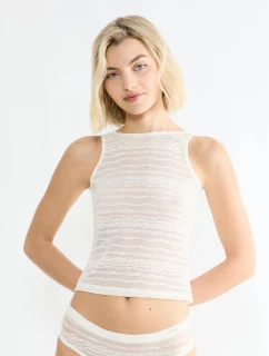 Dámske čipkované tielko FREE Evolve - WHITE - white 00GZ - SLOGGI