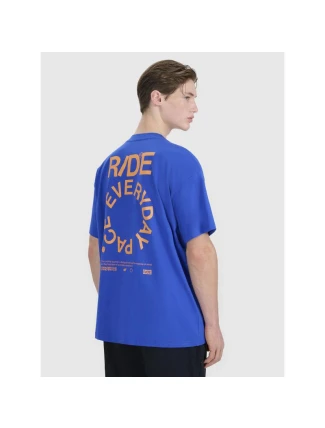 Pánske tričko oversize s potlačou 4F 4FWSS25TTSHM1979-36S