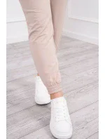 Súprava s blúzkou béžová