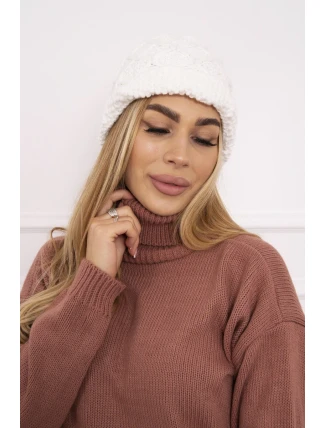 Roma Bis fleecová čiapka K235 biela