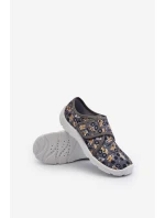 Wygodne Kapcie Chłopięce Na Rzep Befado 974Y552 Szare